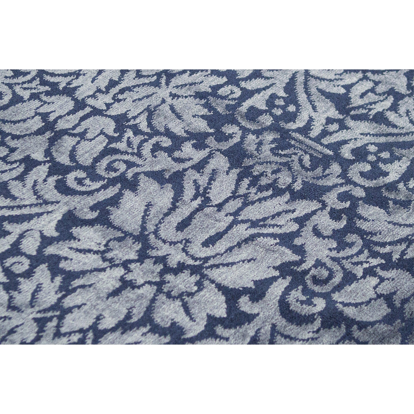 HANDLOOMED JACQUARD AUROR BLUE
