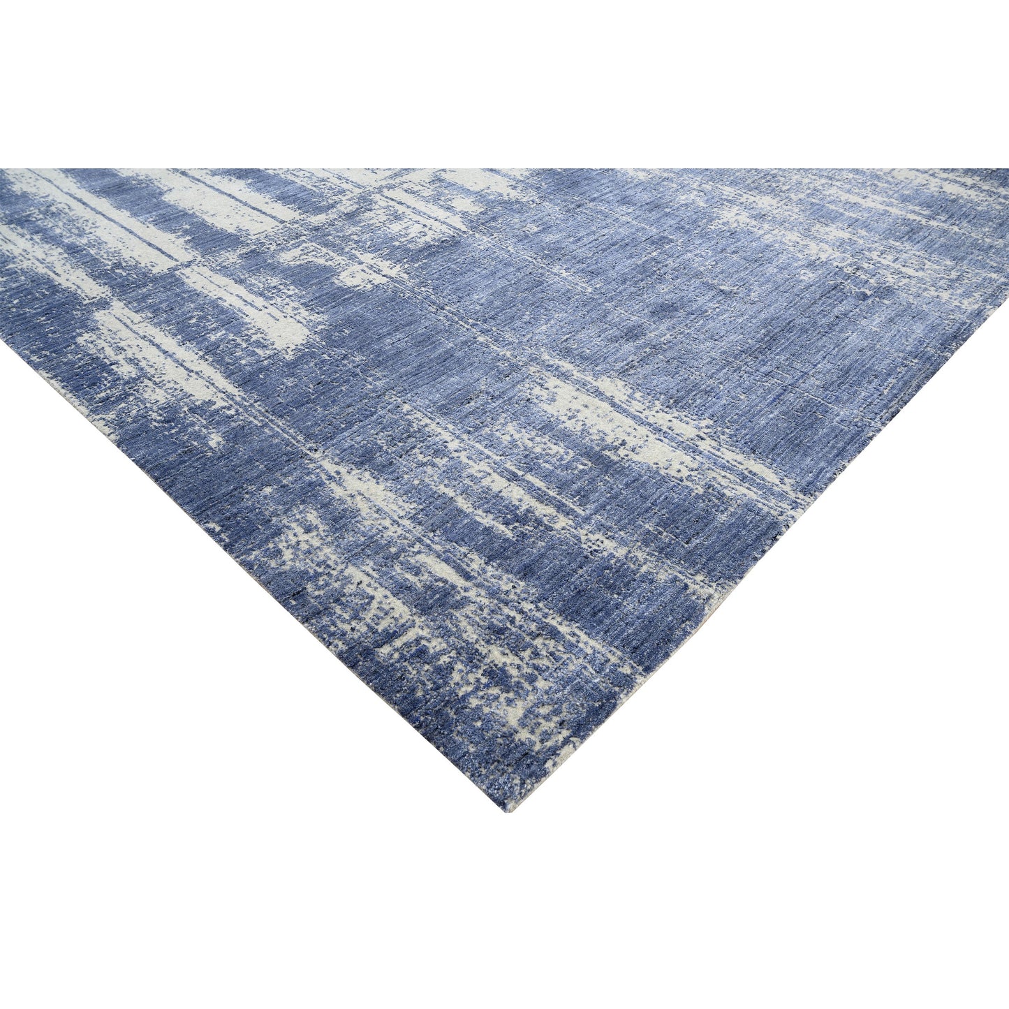 HANDLOOMED JACQUARD RC202 SILVER / BLUE