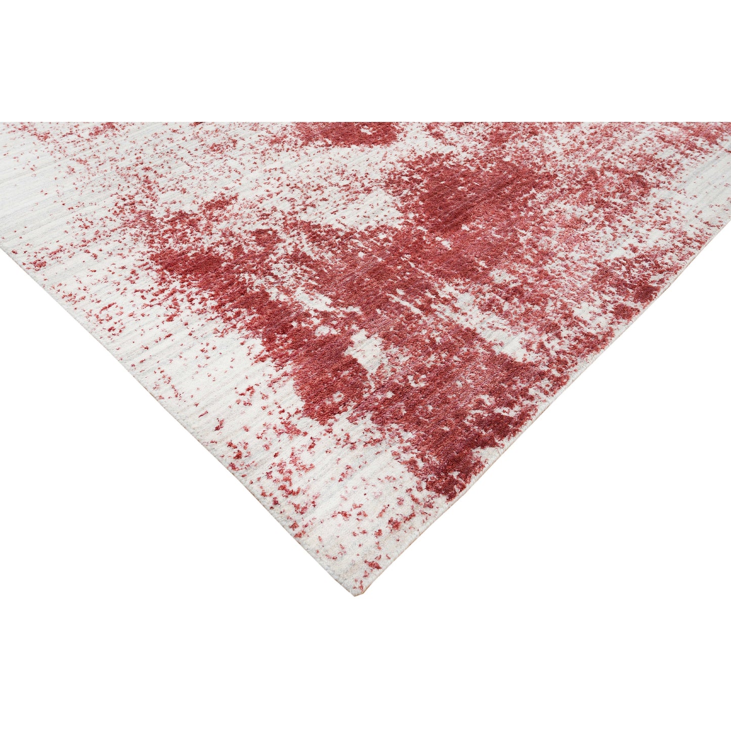 HANDLOOMED JACQUARD RC273 IVORY / RED