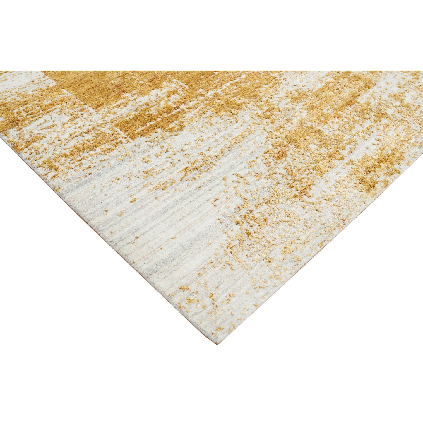 HANDLOOMED JACQUARD RC279 IVORY / GOLD