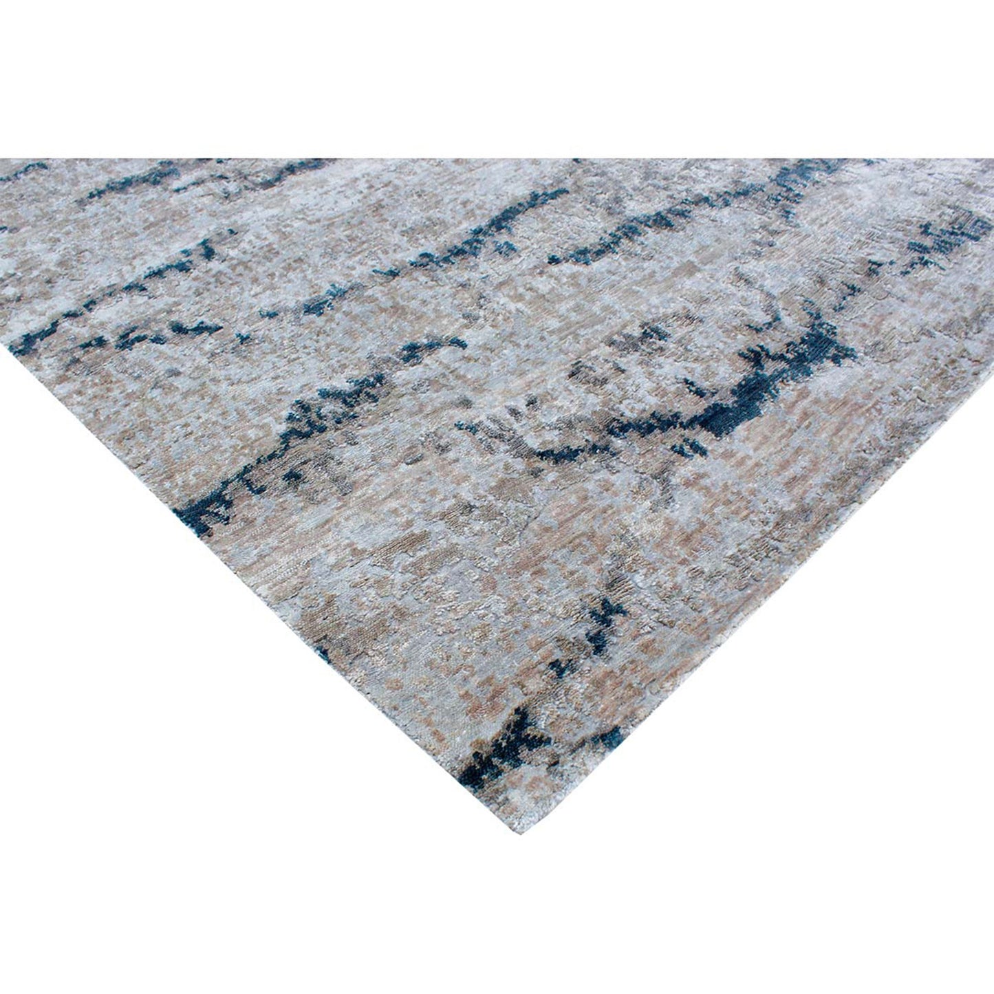 HIMALAYAN ART 5000 BAV03 LIGHT GREY / BLUE 14' X 19'10"
