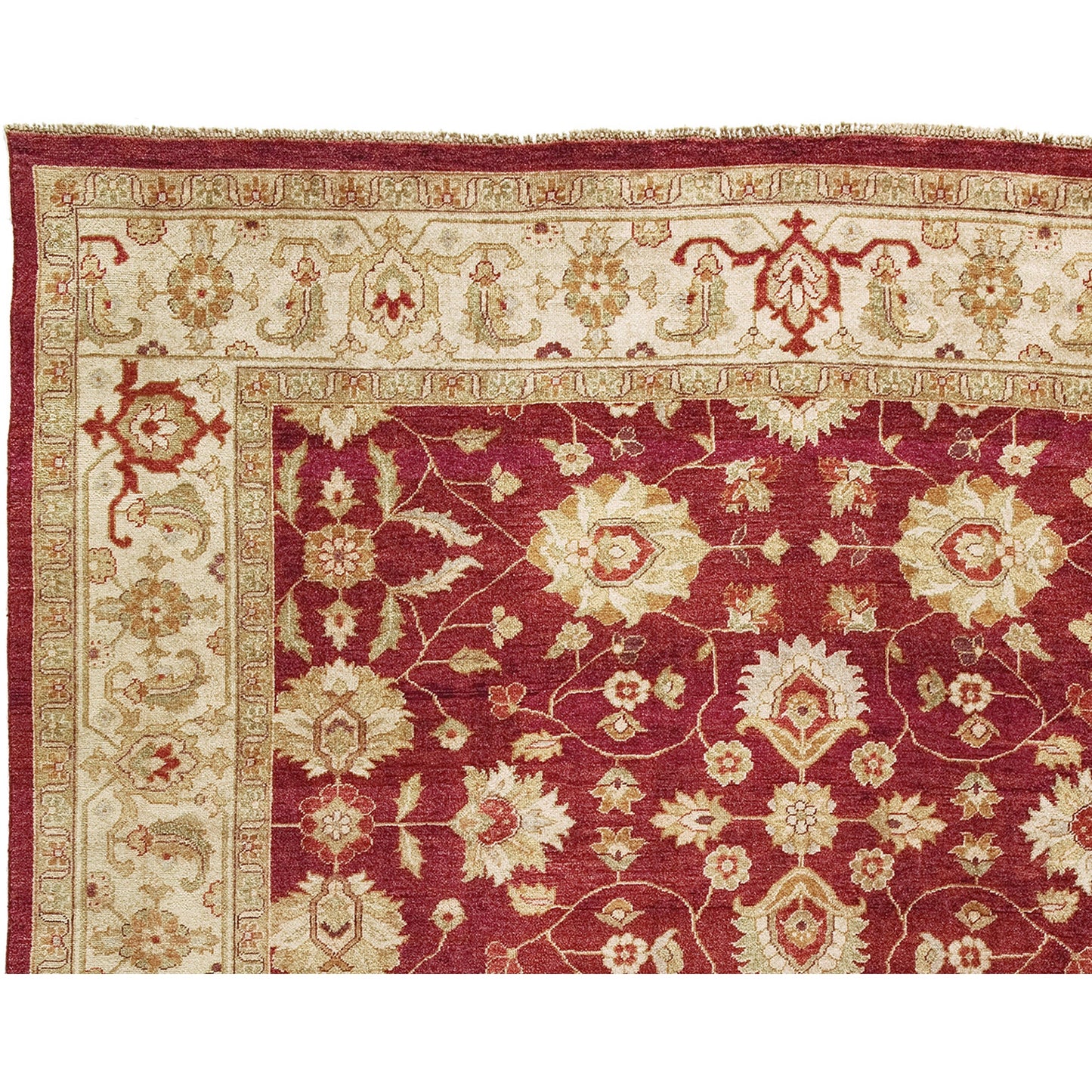 MANCHURIA LILIJ RED / CREAM 11'10" X 20'6"