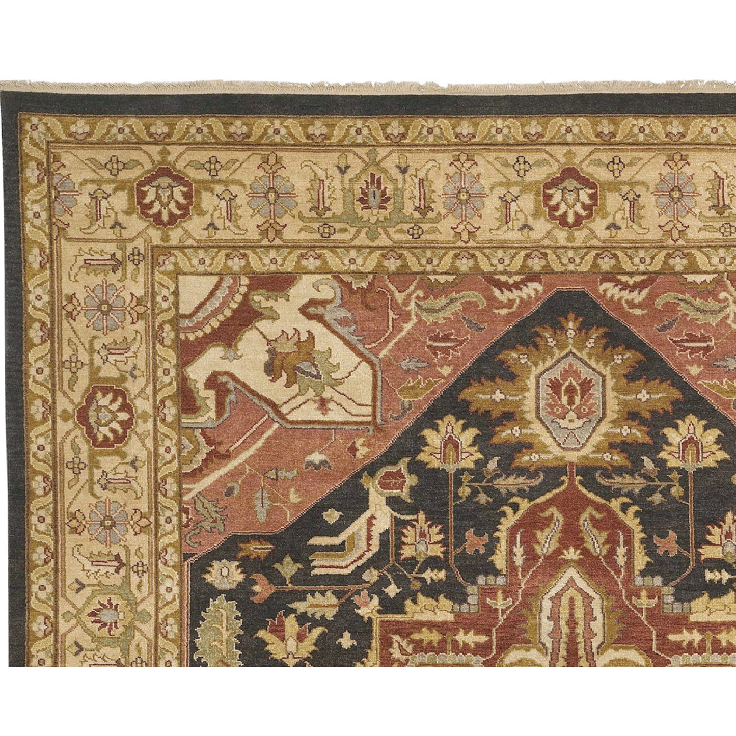 MANCHURIA SERAJ BROWN / SAFFRON