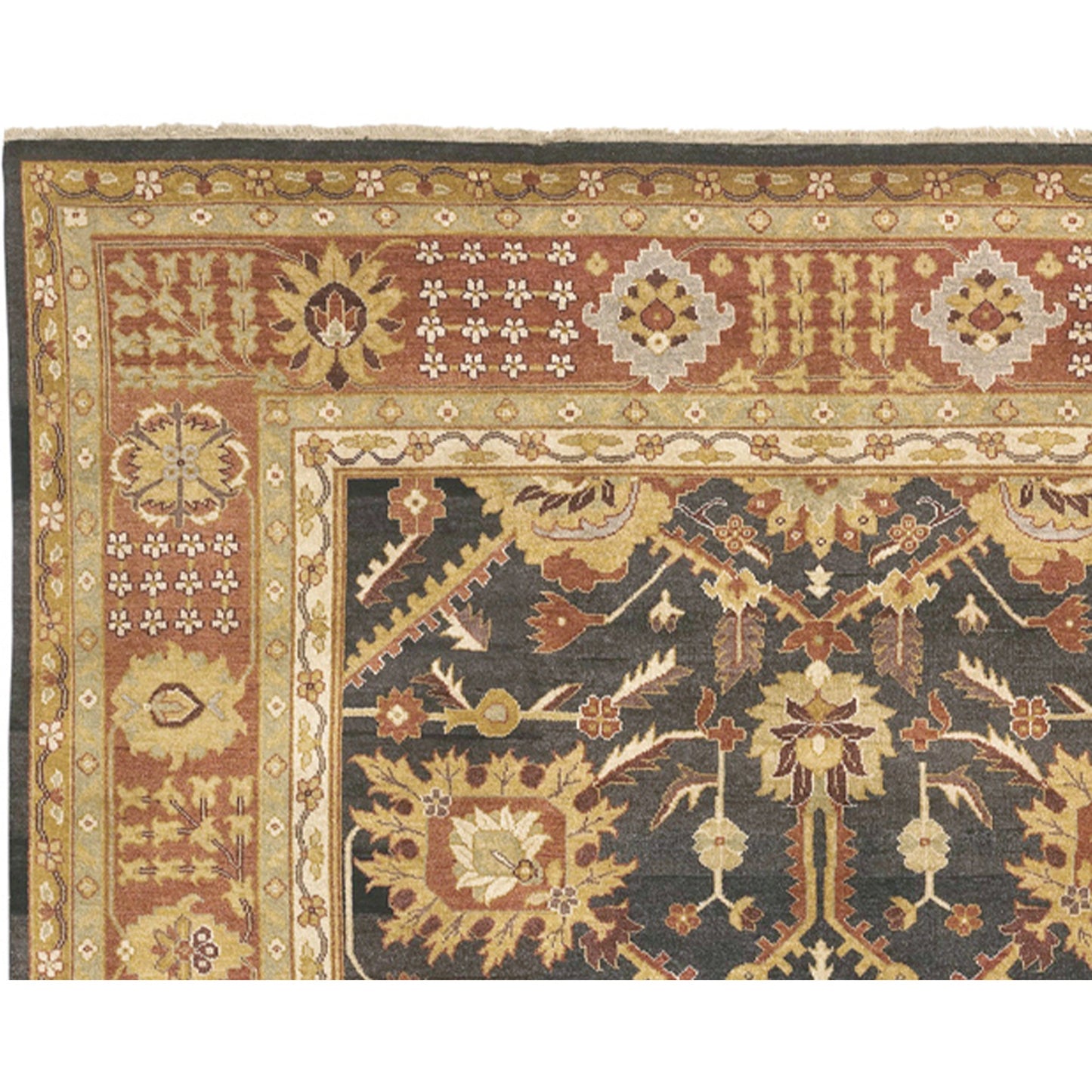 MANCHURIA TABRJ BROWN / RUST 16'8" X 28'4"