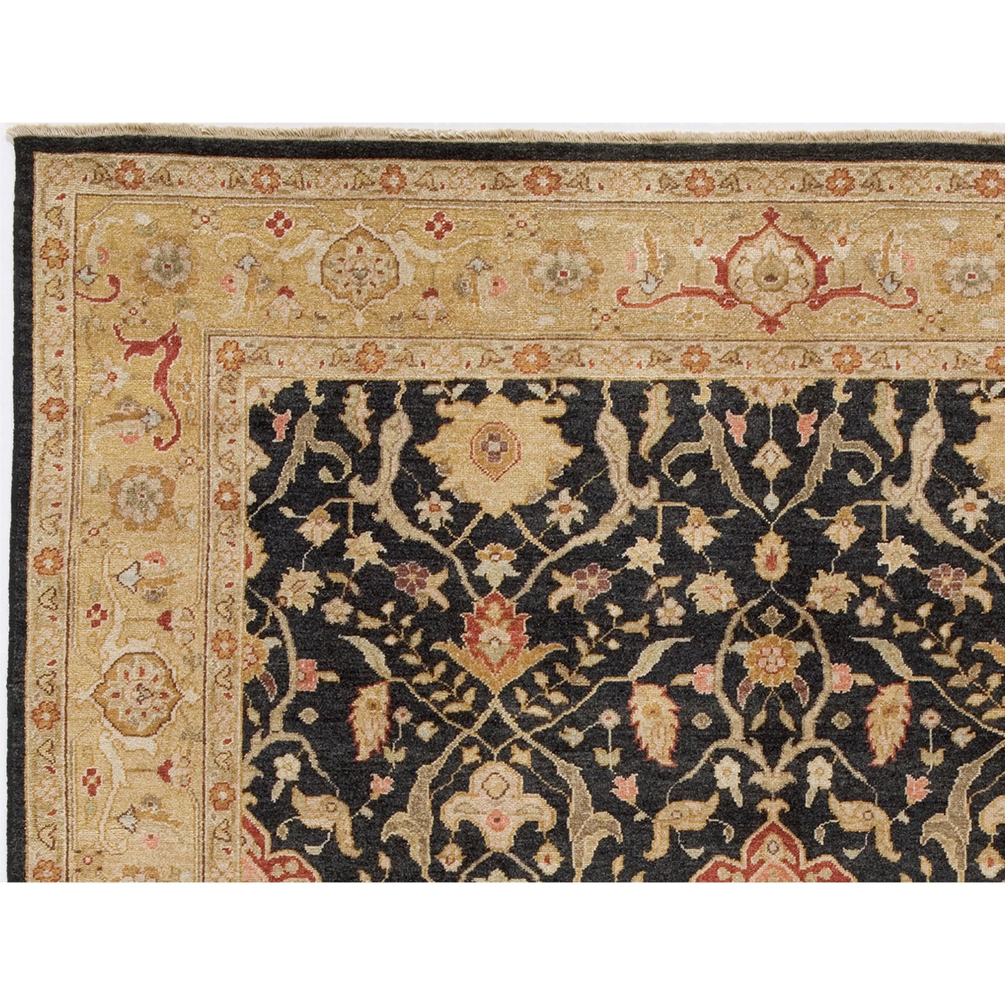MANCHURIA TEHRJ BLACK / DARK GOLD 12' X 20'3"