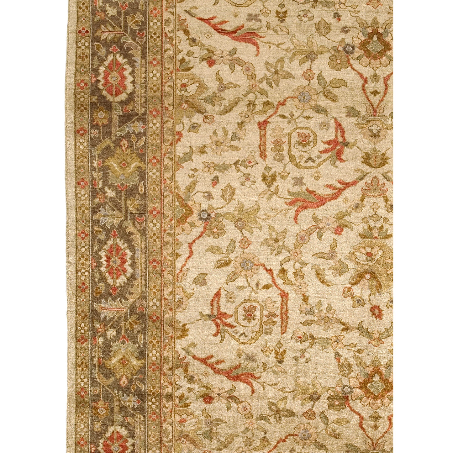 MANCHURIA ZIEGJ CREAM / WALNUT 14'4" X 26'2"