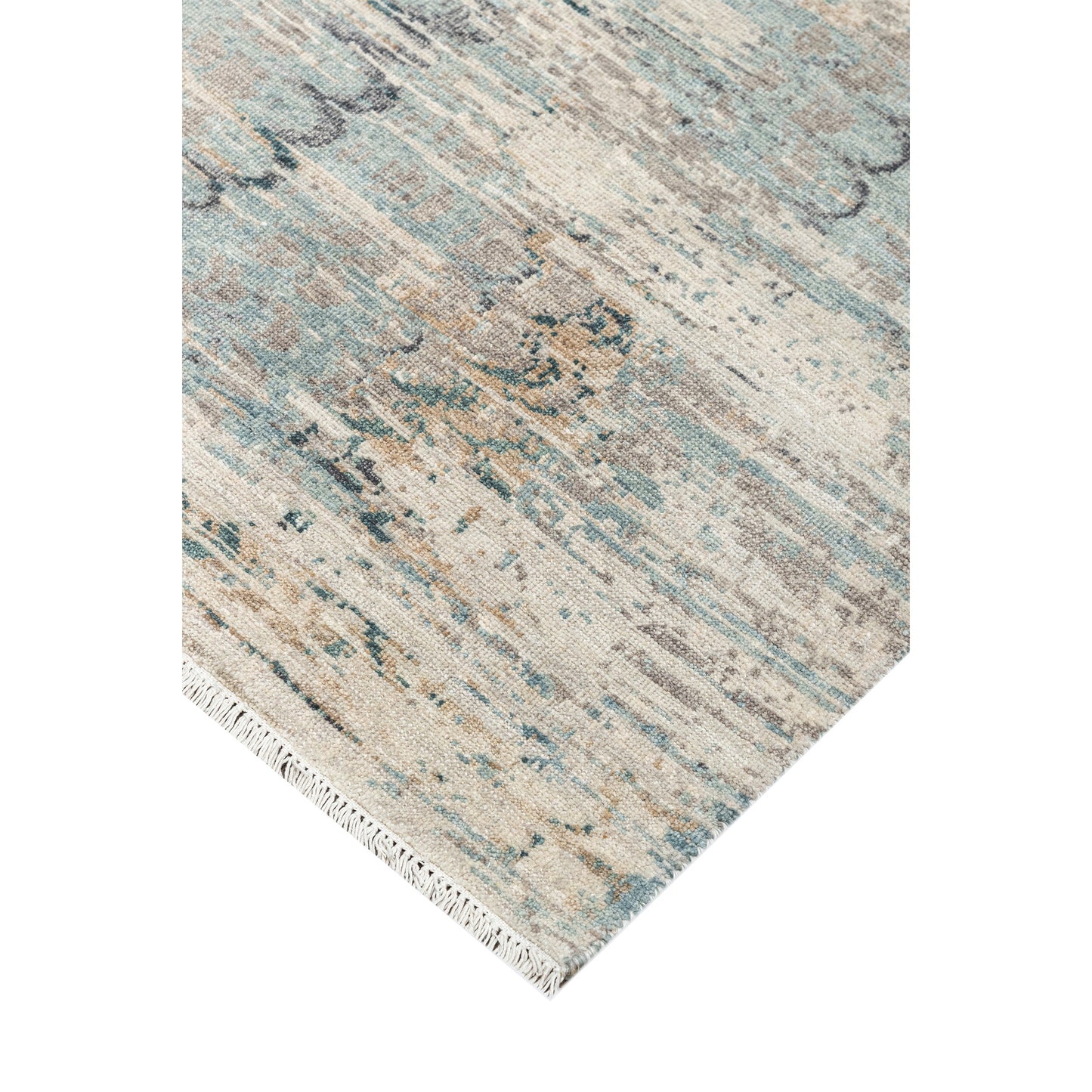 NEO VILLA ALL WOOL GU137 TURQUOISE / GREY