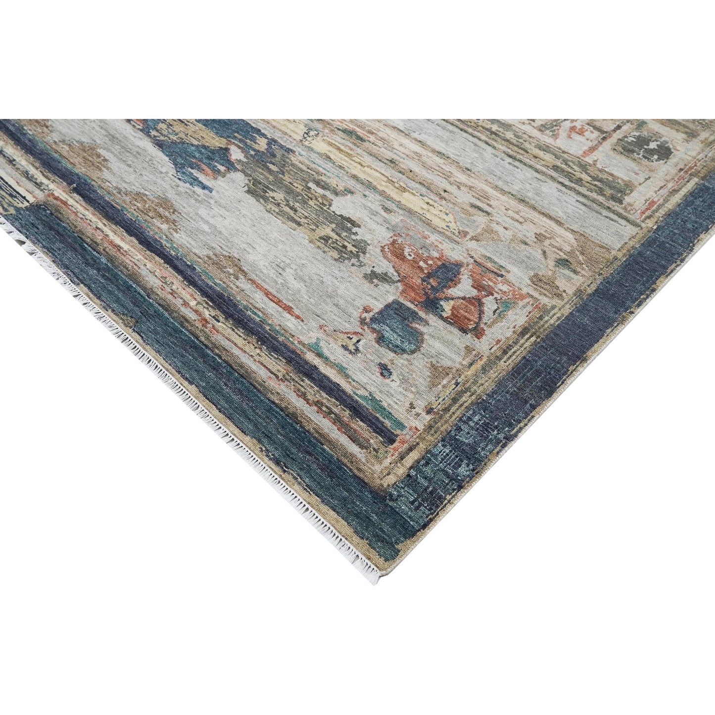 NEO VILLA ALL WOOL VE003 MULTI / RUST