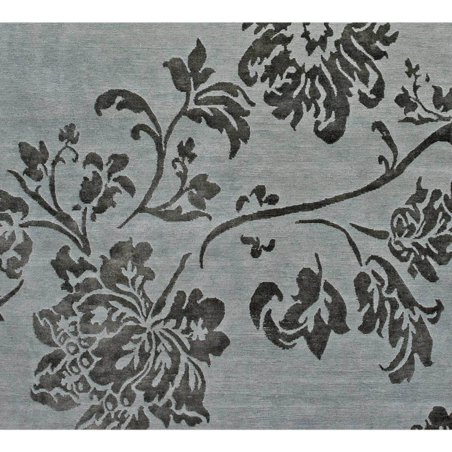 TIBETAN WOOL / SILK ADLOT LOTUS SKY