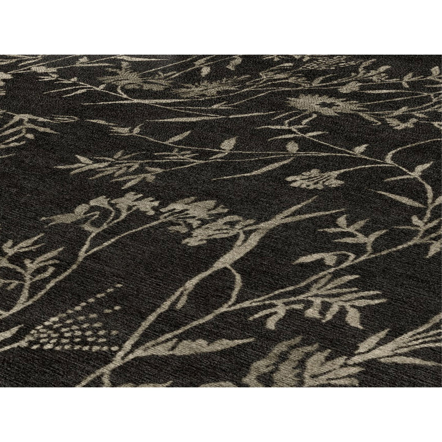 TIBETAN WOOL / SILK EMSPR SPRING BLACK / GREY