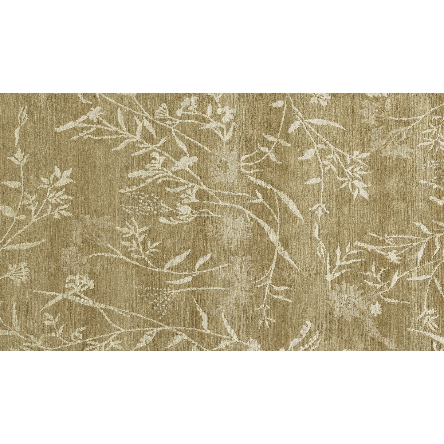 TIBETAN WOOL / SILK EMSPR SPRING STRAW / IVORY