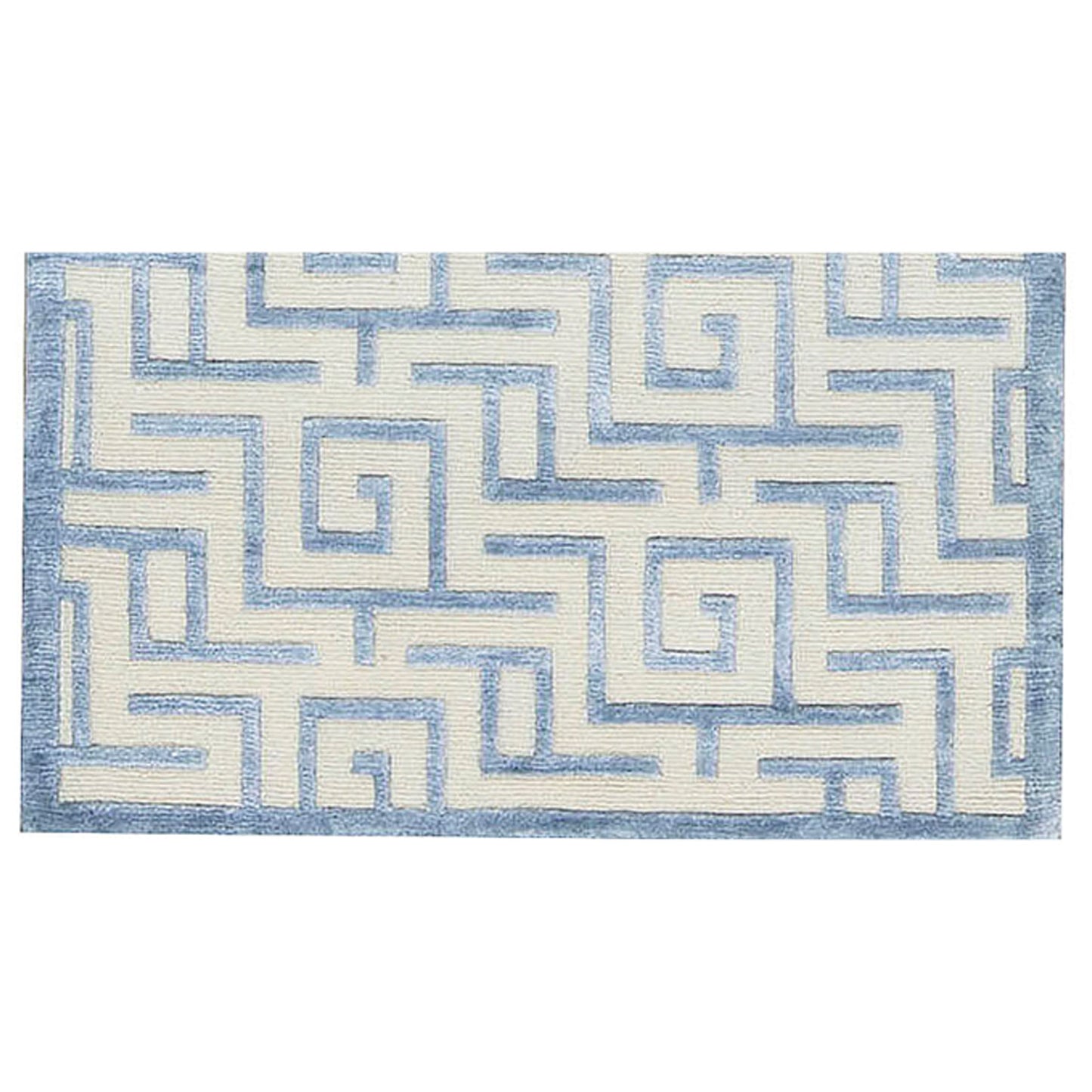 HIMALAYAN ART WINDSOM MAT1L IVORY / BLUE