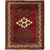 ANTIQUE RUSSIAN KAZAK RED / IVORY 5'8" X 7'5"