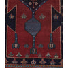 ANTIQUE RUSSIAN KAZAK RED / NAVY 4'11" X 8'3"