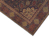 ANTIQUE PERSIAN FINE TABRIZ NAVY / NAVY 15' X 22'