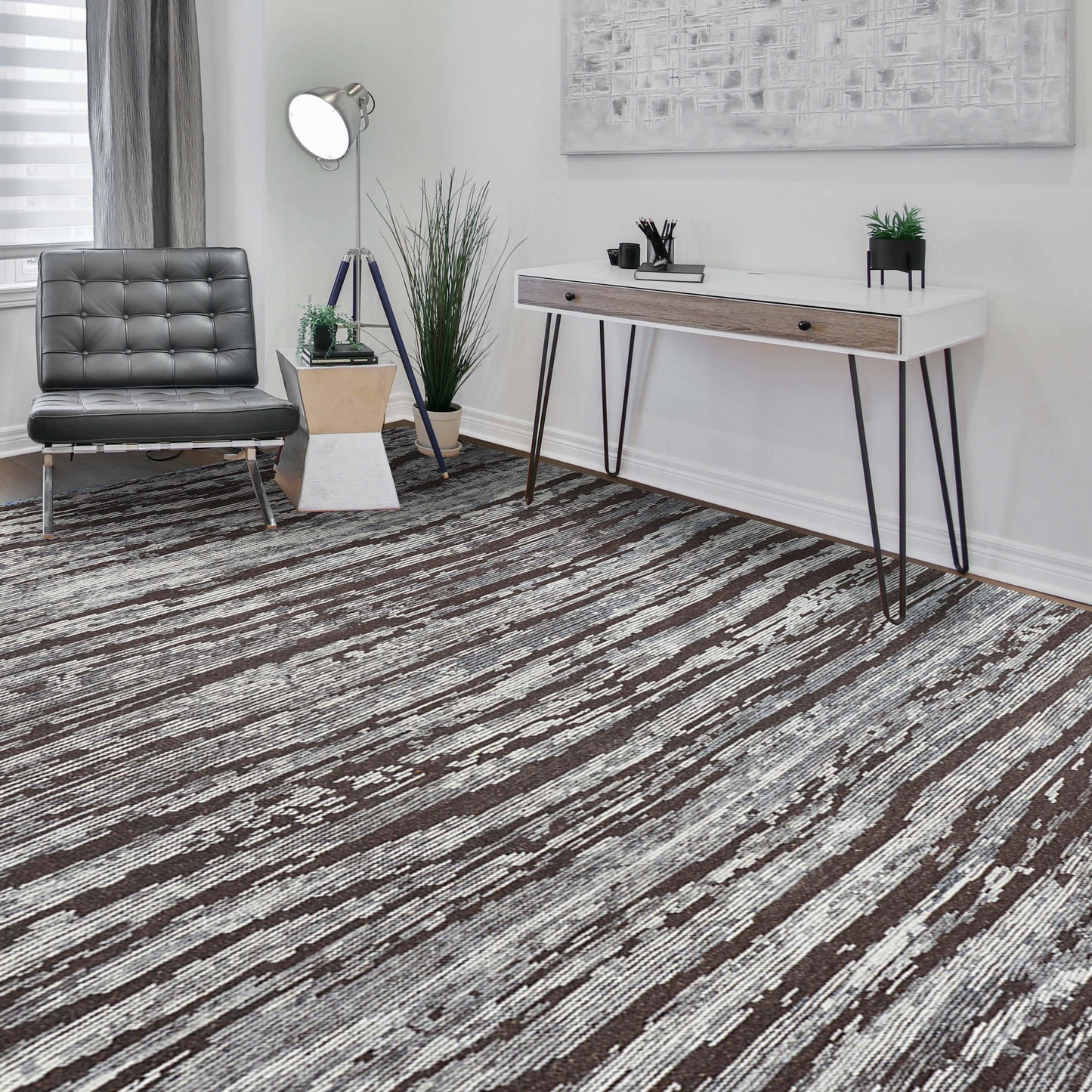 MOROCCAN 1013T DARK GREY / BROWN