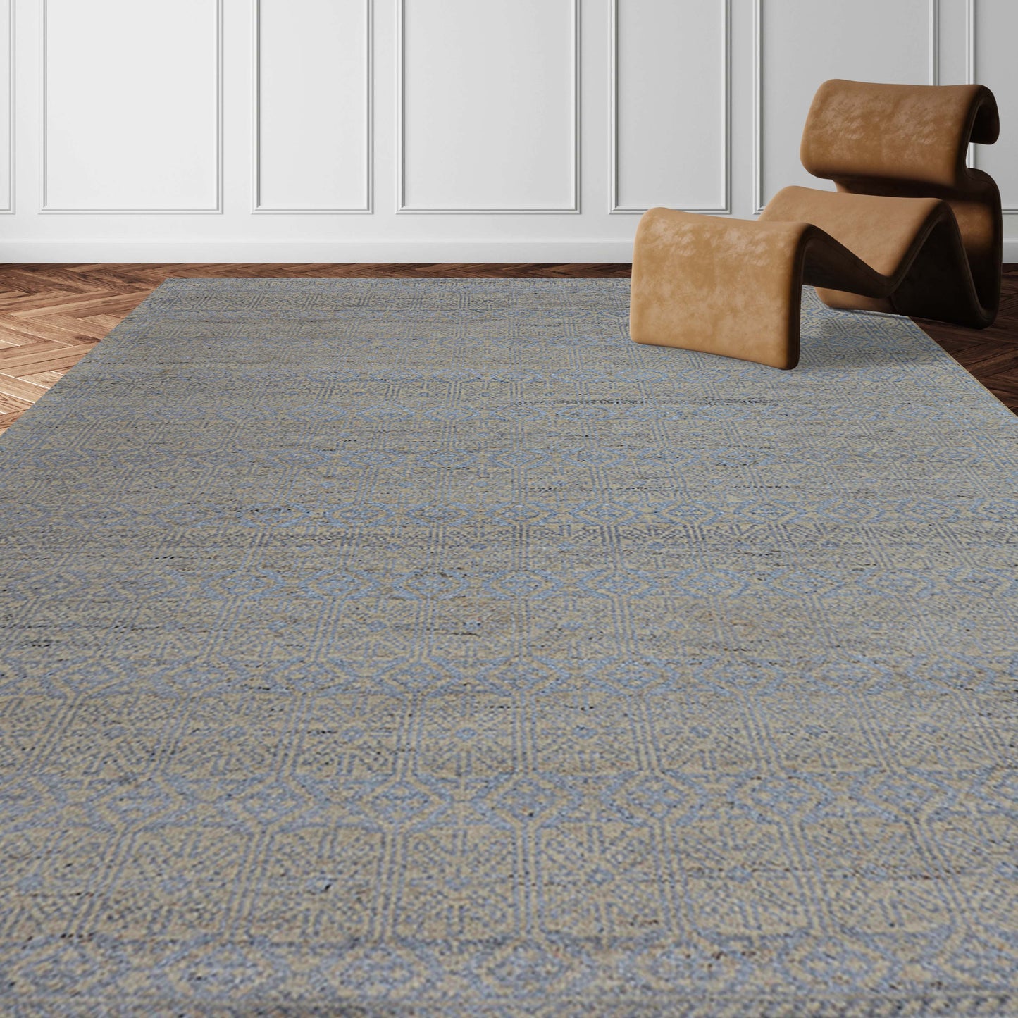 MOROCCAN 205TZ SILVER / LIGHT BLUE