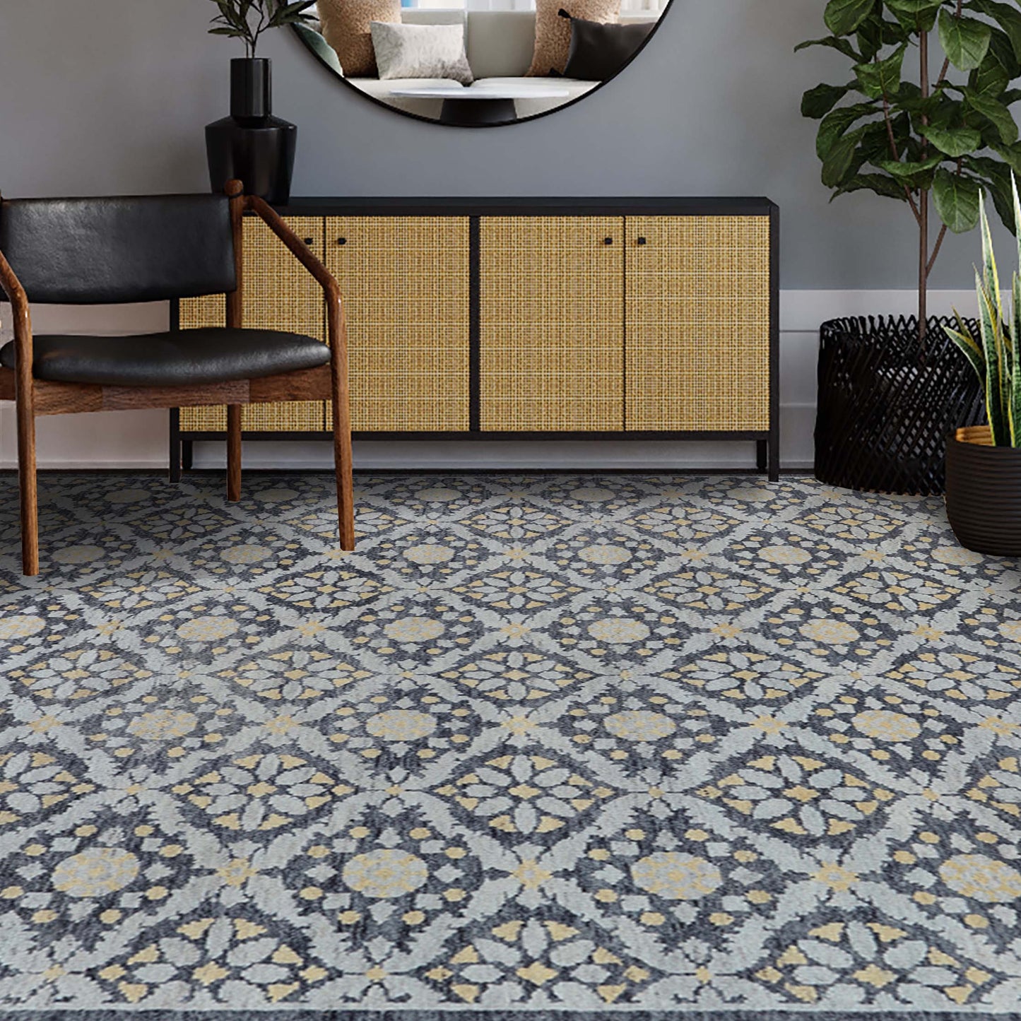 MOROCCAN 212TZ LIGHT BLUE / CHARCOAL