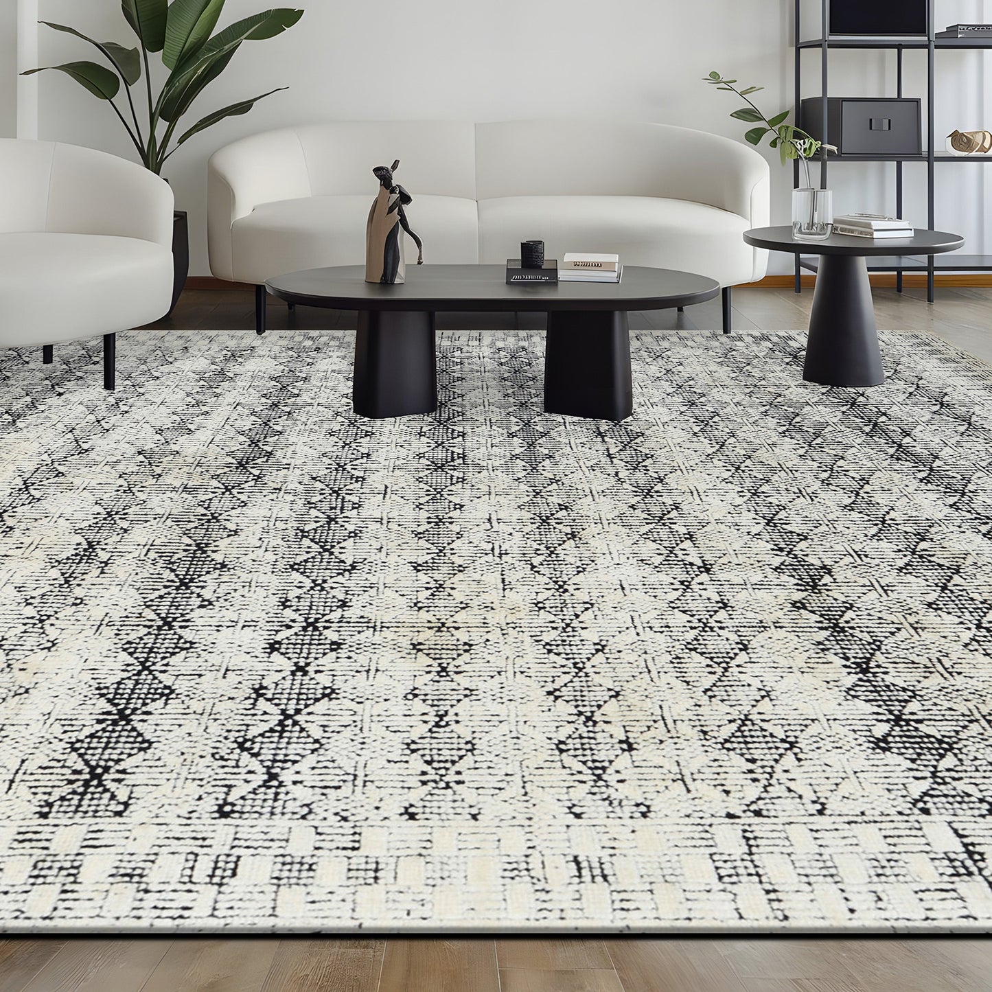 MOROCCAN 3056T IVORY / BLACK