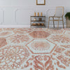 MOROCCAN 394TZ IVORY / PEACH