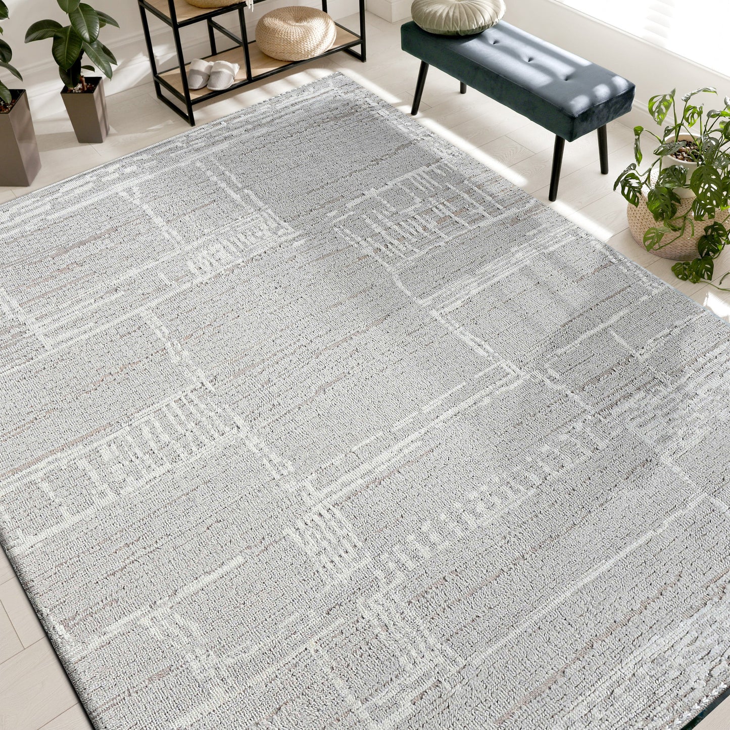 MOROCCAN 4240T IVORY / LIGHT GREY