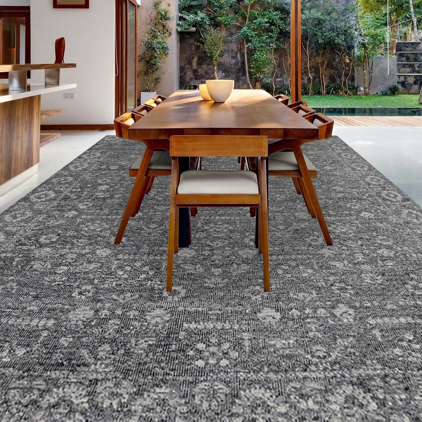 MOROCCAN 467TZ CHARCOAL / WHITE