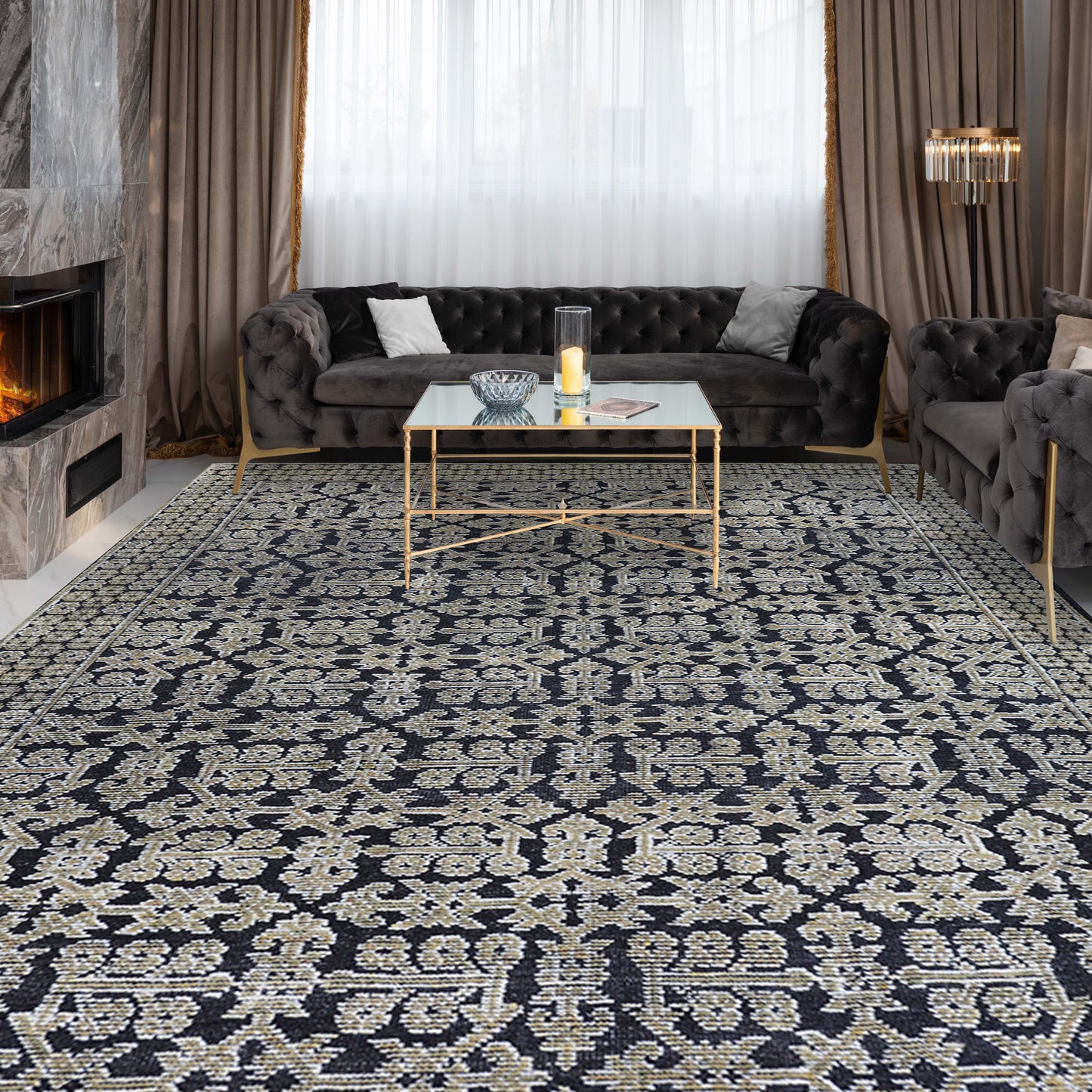MOROCCAN 564TZ  CHARCOAL / GREY
