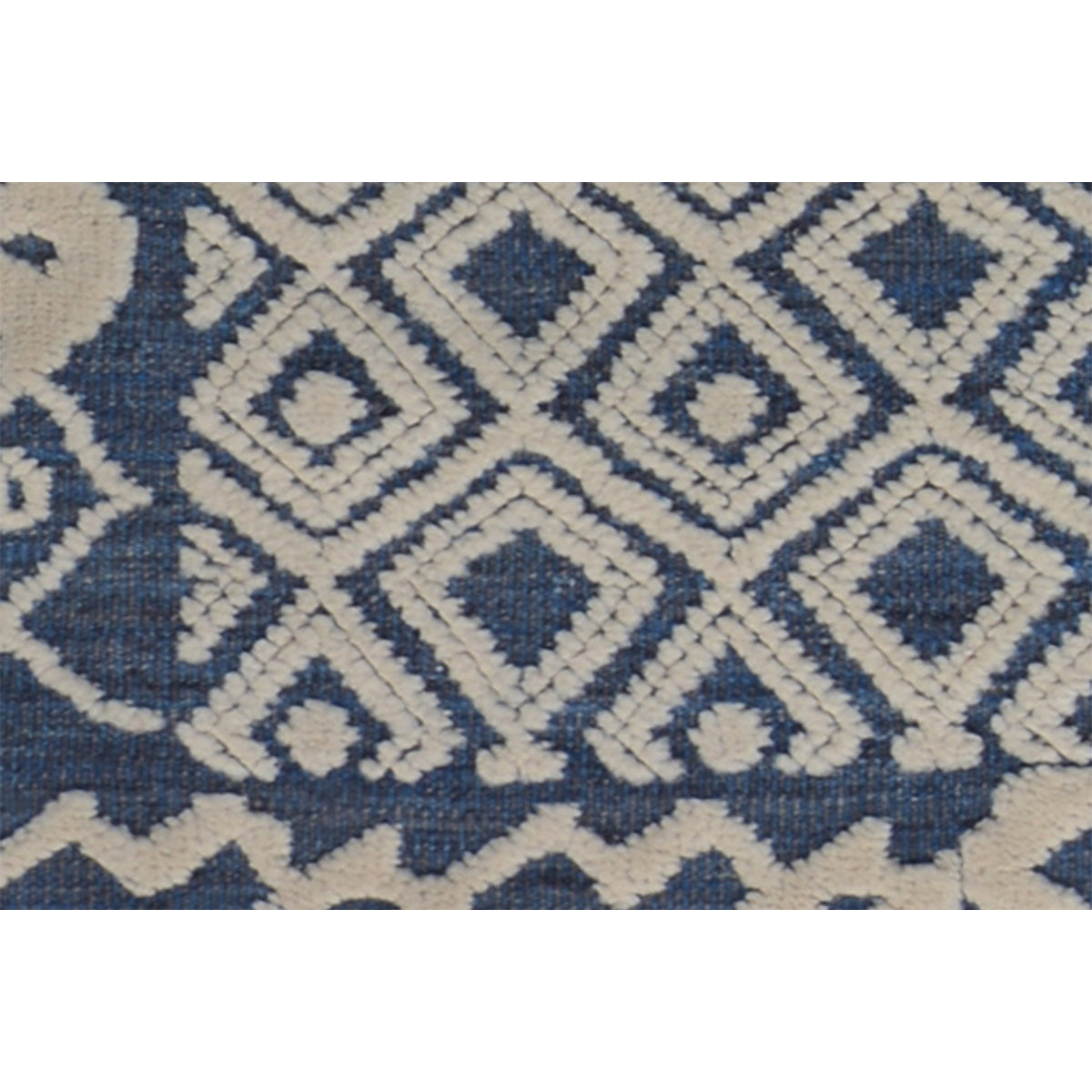 MOROCCAN A12TZ IVORY / BLUE