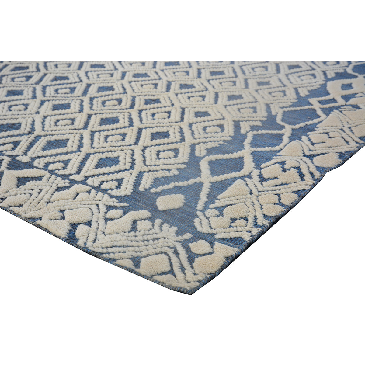 MOROCCAN A12TZ IVORY / BLUE