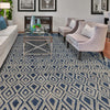 MOROCCAN A12TZ IVORY / BLUE
