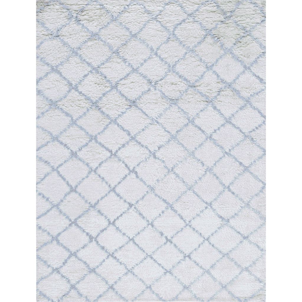 MOROCCAN CR817 IVORY / LIGHT BLUE