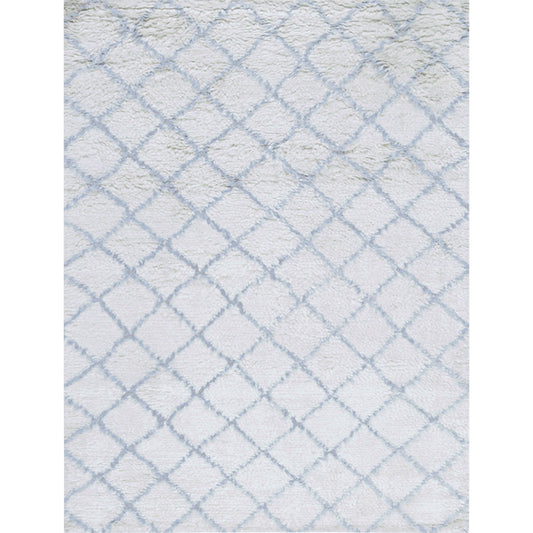 MOROCCAN CR817 IVORY / LIGHT BLUE