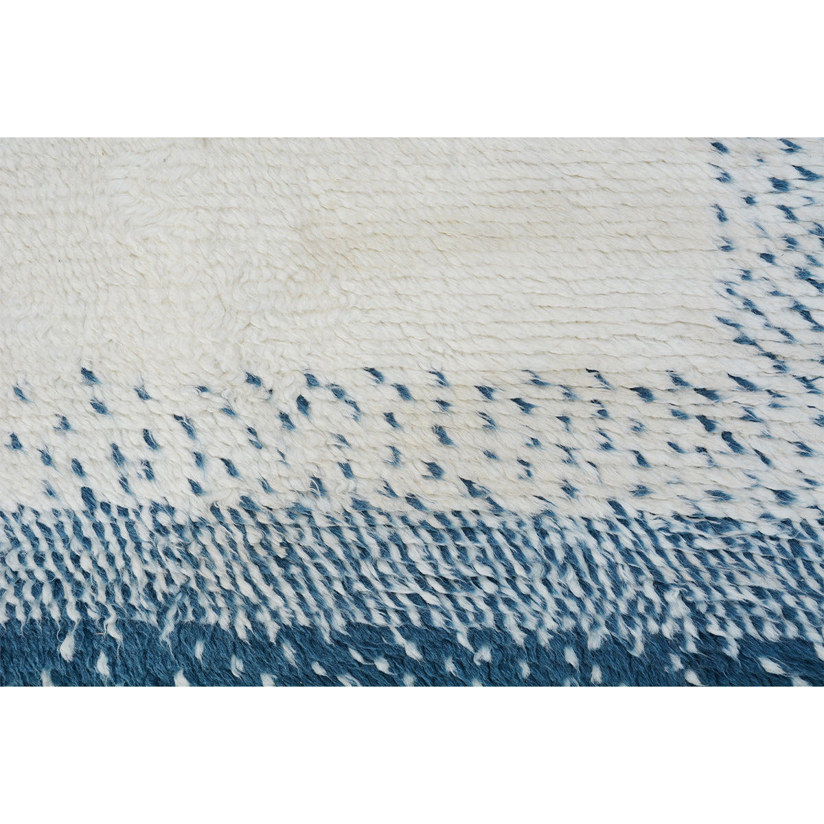 MOROCCAN SPETZ IVORY / BLUE