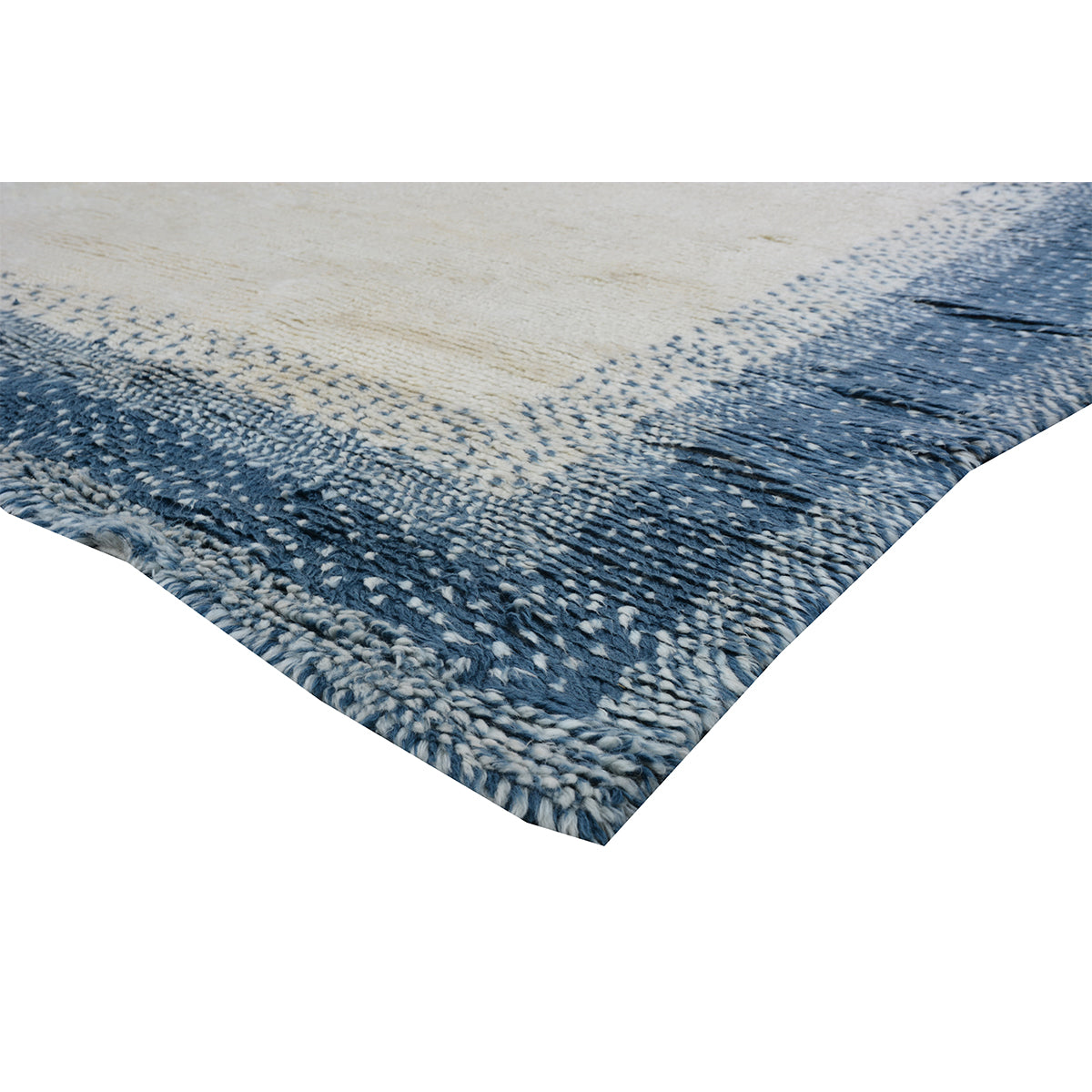 MOROCCAN SPETZ IVORY / BLUE