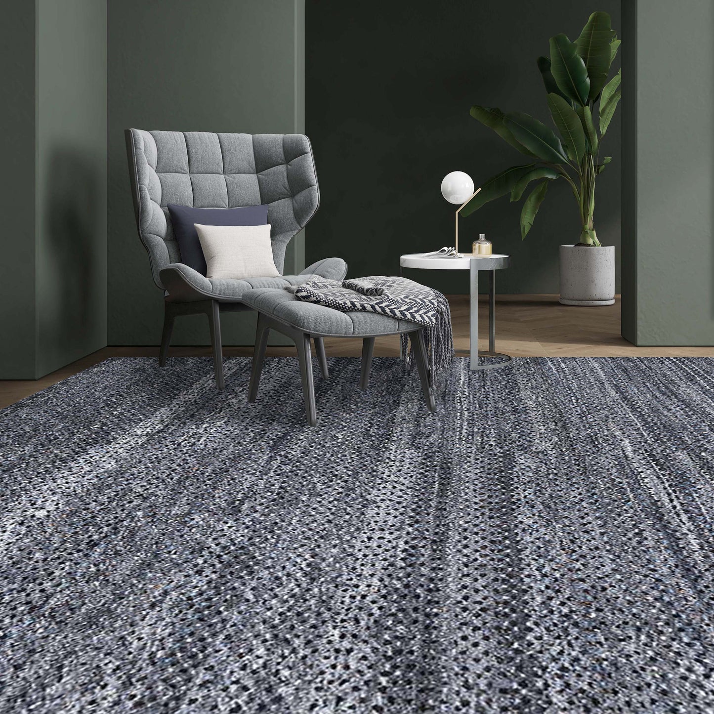 MOROCCAN STZ41 GREY / BLUE
