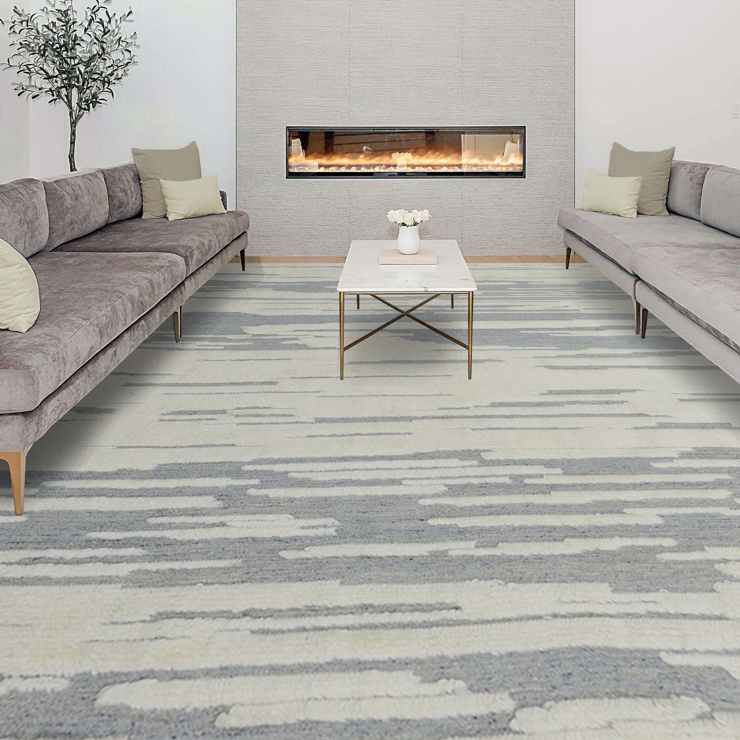 MOROCCAN T12TZ IVORY / GREY