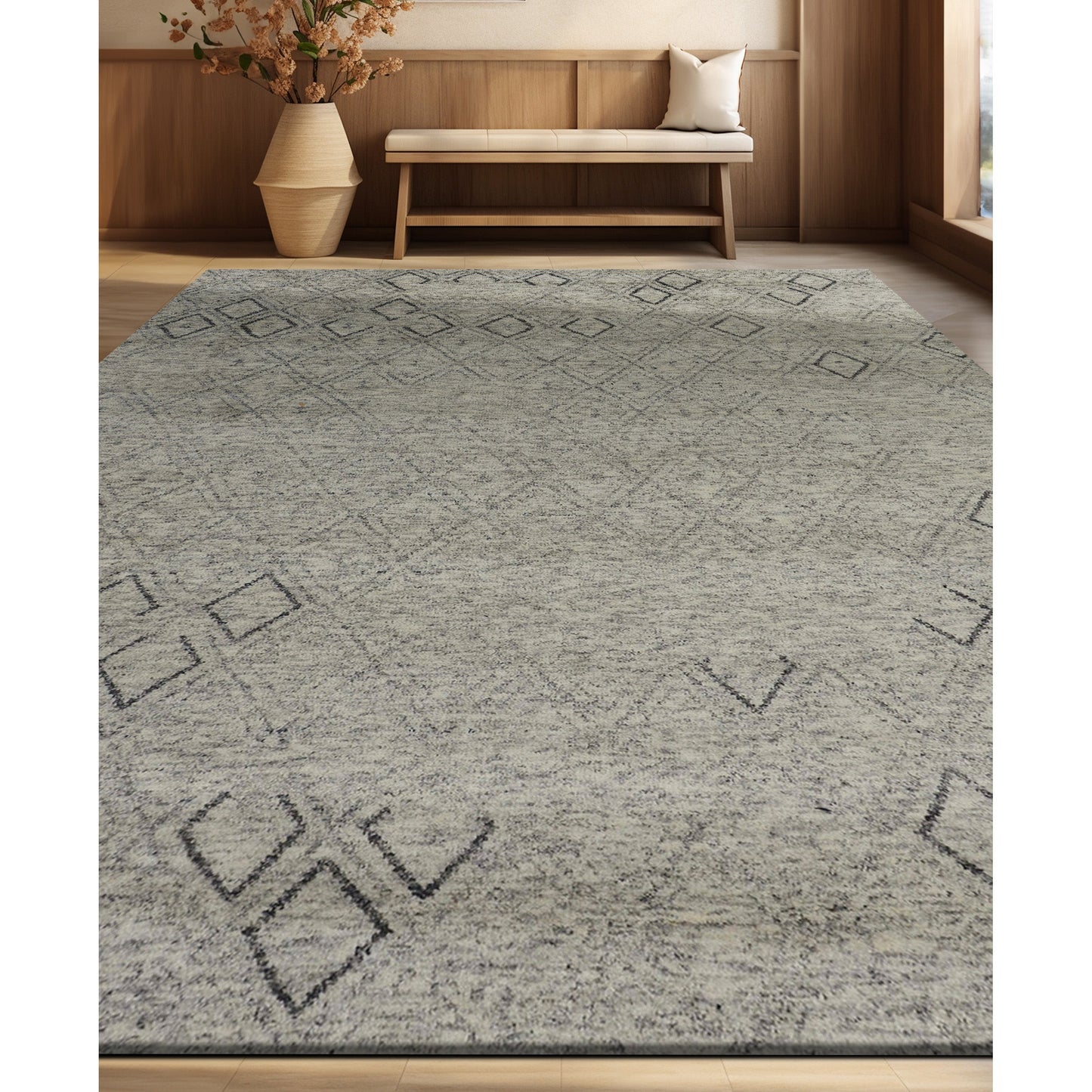 MOROCCAN TZ002 BEIGE / GREY