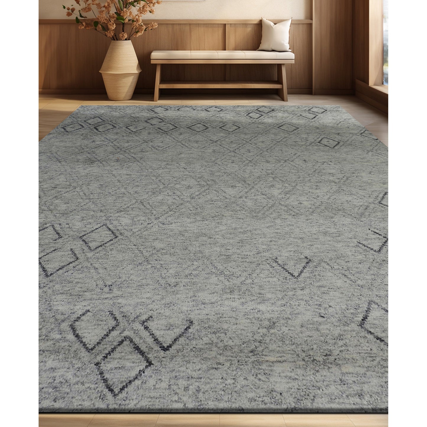MOROCCAN TZ002 GREY / BLACK