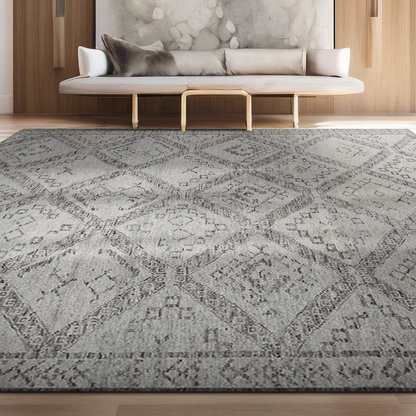 MOROCCAN TZ009 LIGHT GREY / DARK GREY