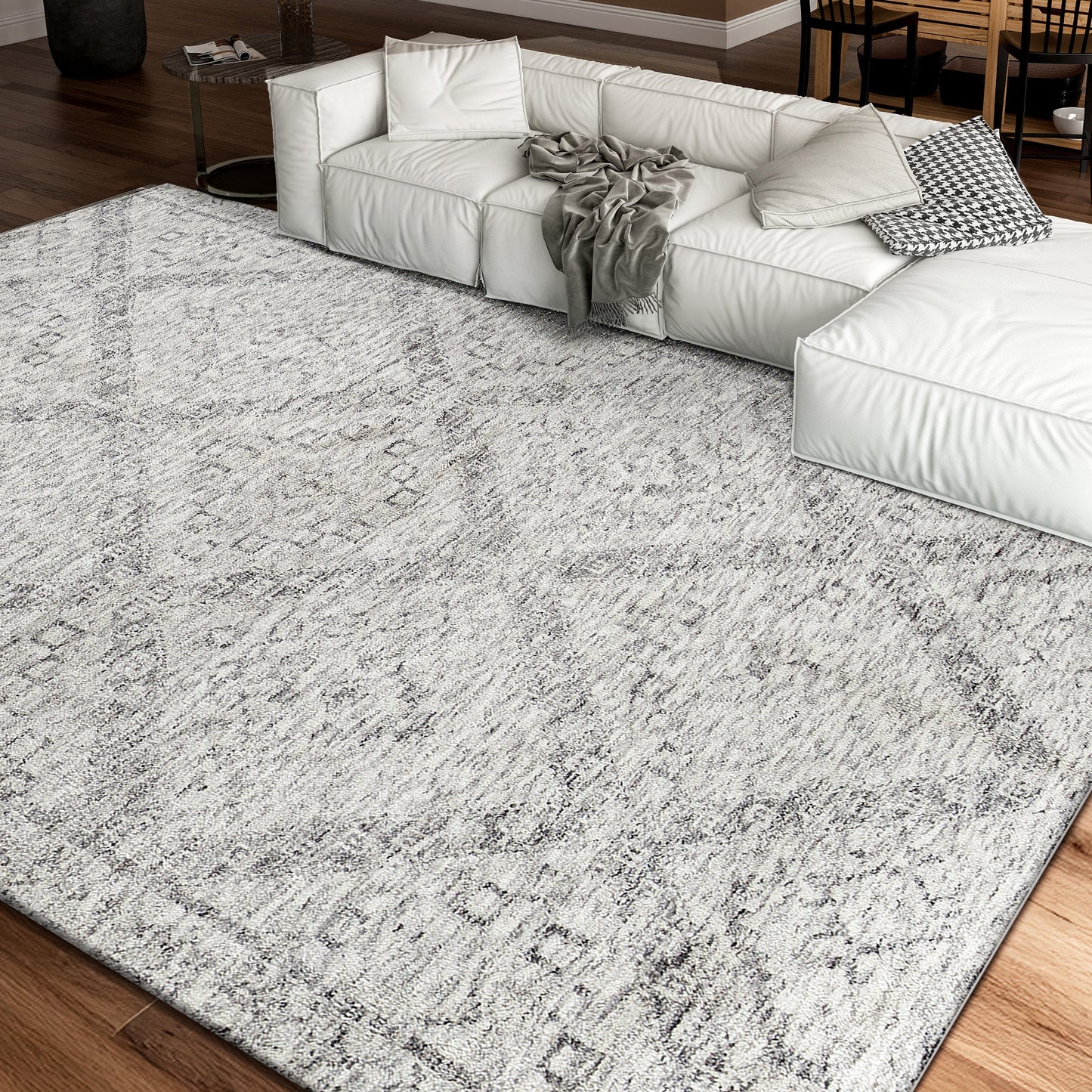 MOROCCAN TZ009 LIGHT GREY / GREY