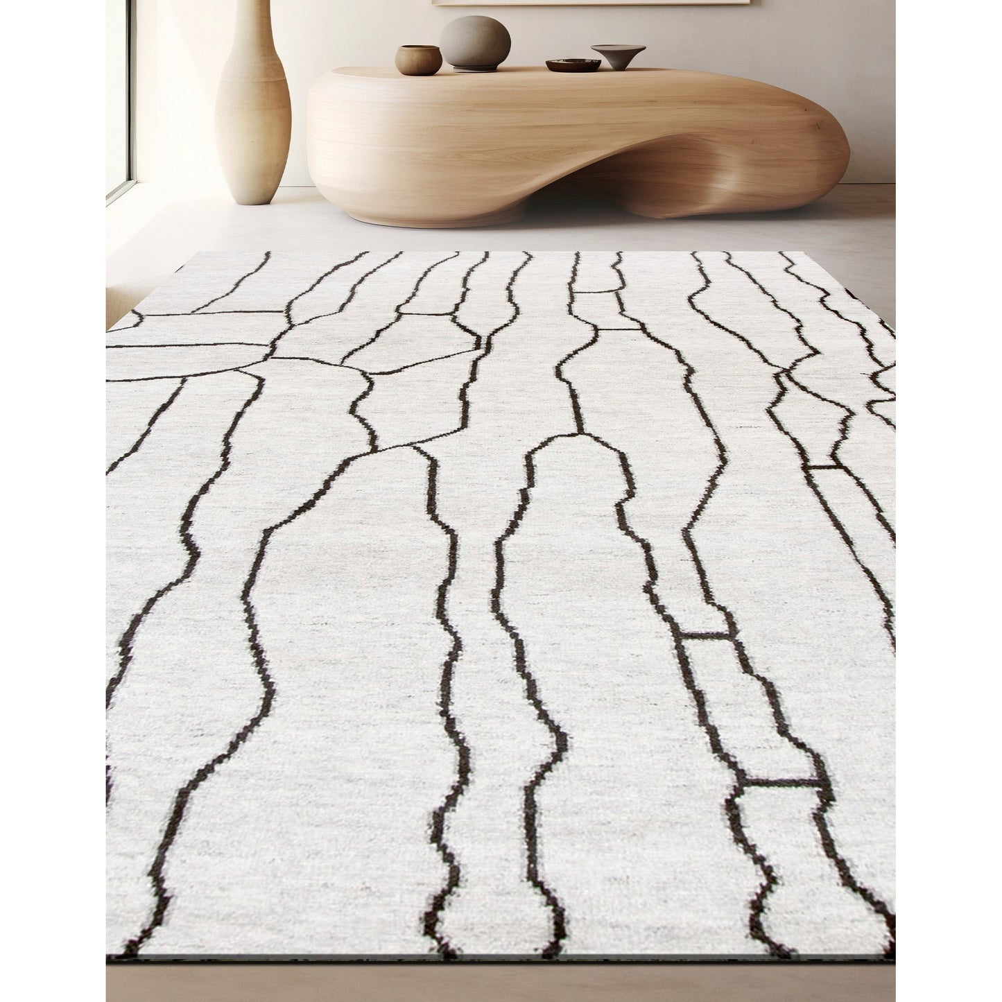 MOROCCAN TZ011 GREY / BLACK