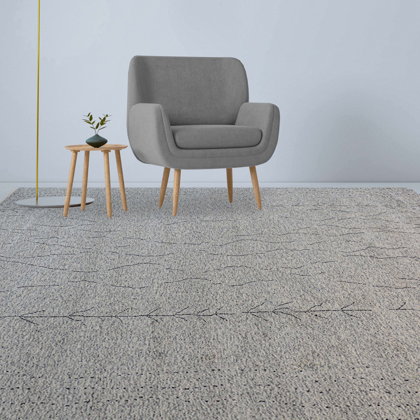 MOROCCAN TZ012 GREY / BLACK