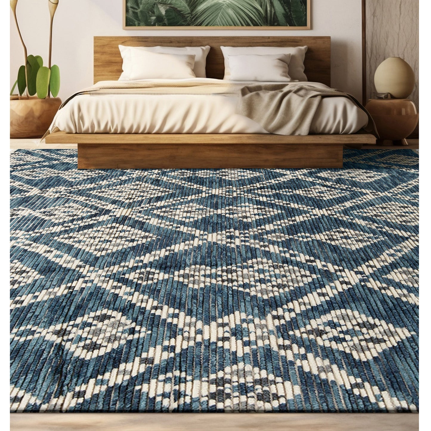 MOROCCAN TZ026 BLUE