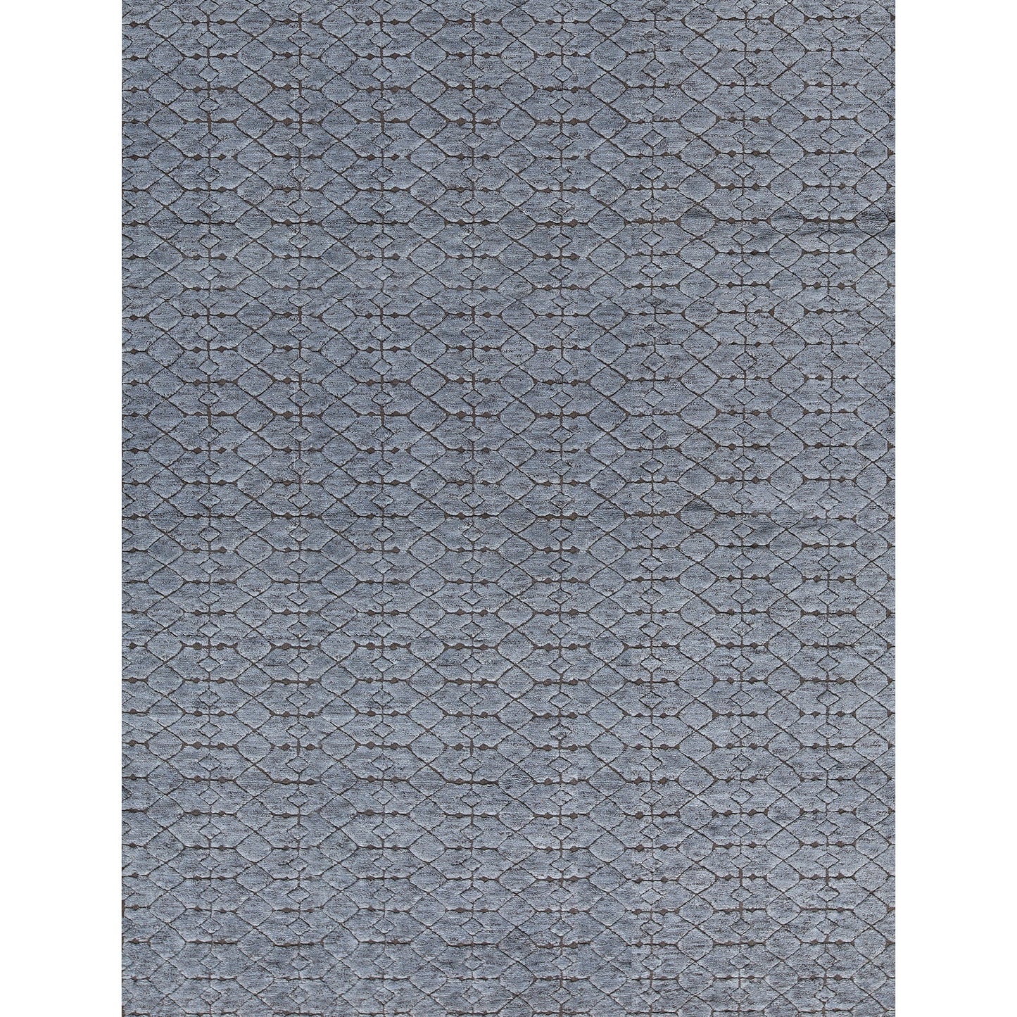 MOROCCAN TZ028 BLUE / BROWN