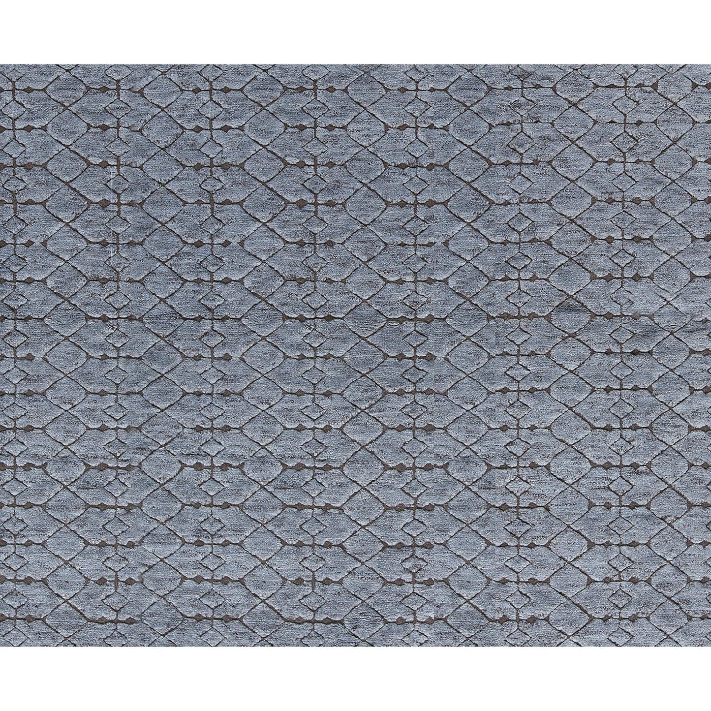 MOROCCAN TZ028 BLUE / BROWN