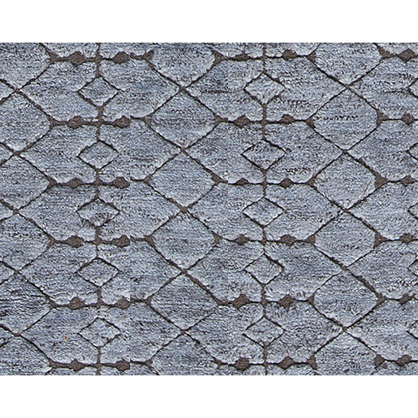MOROCCAN TZ028 BLUE / BROWN