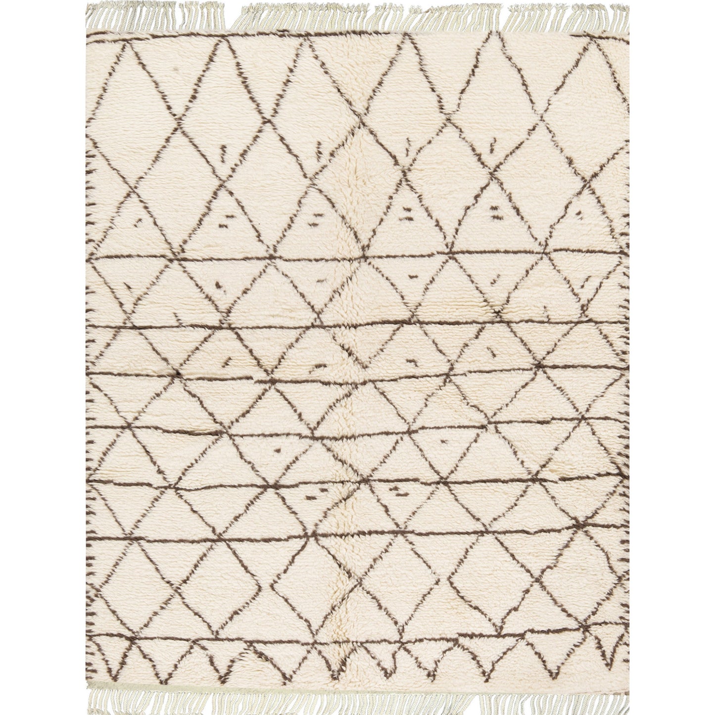 MOROCCAN TZ100 BROWN / IVORY