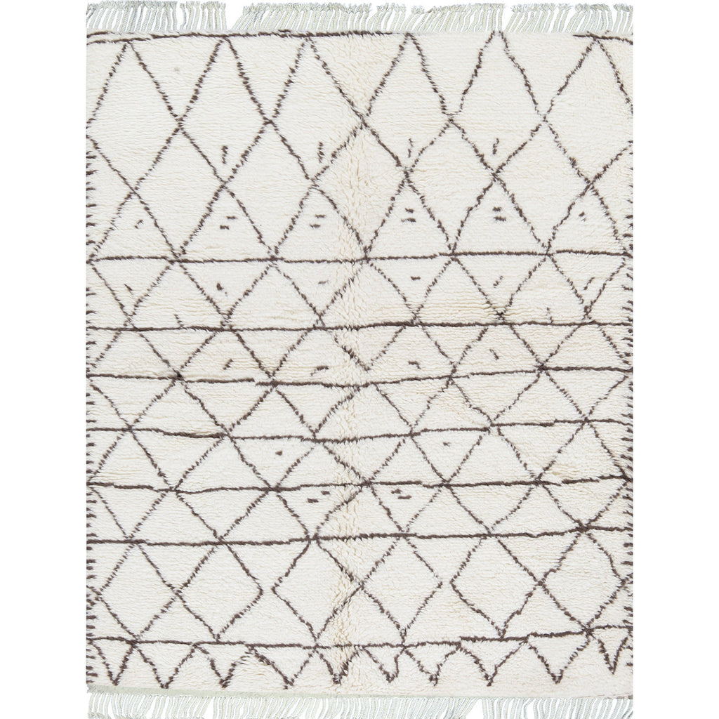 MOROCCAN TZ100 IVORY / BROWN