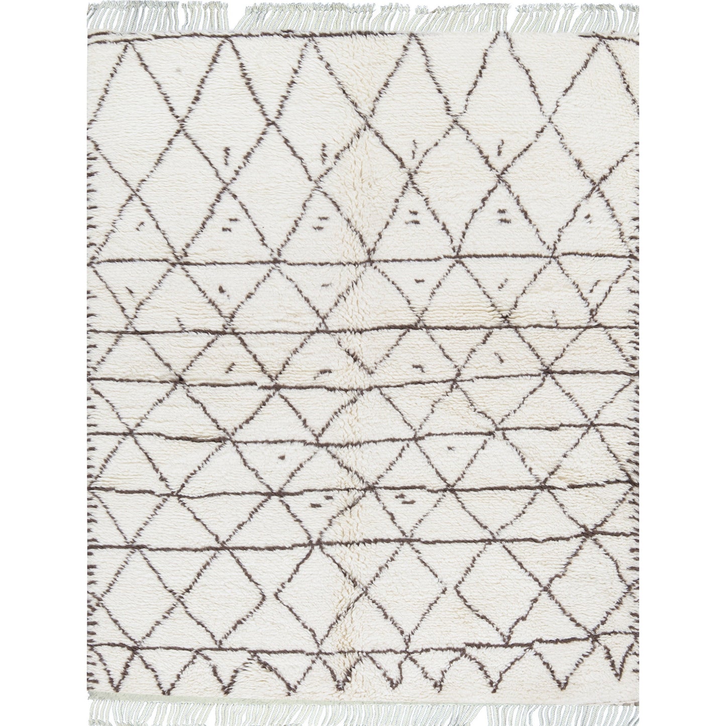 MOROCCAN TZ100 IVORY / BROWN