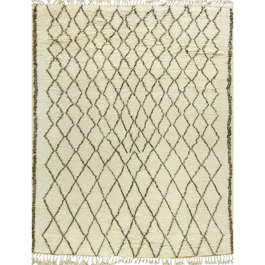 MOROCCAN TZ101 IVORY / BROWN